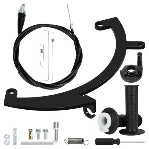 Throttle Control Linkage Bracket with Mini Bike Throttle Kit Compatible with