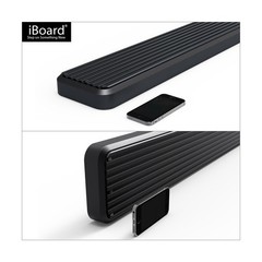 APS (Stainless Steel Black Powder Coated 6 inches) Running Boards Nerf Bars S…