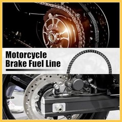 60cm 23.62″ 10mm Motorcycle Braided Brake Clutch Oil Hoses Line Pipe Clutch