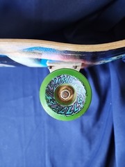 Black Label Lucero Elephant 1988-13 Reissue Skateboard W/ Vtg Indepent Trucks