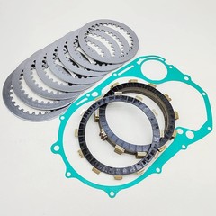 Clutch Kit Friction Plates & Gasket for Yamaha Vstar 1100 XVS1100 1999-2009
