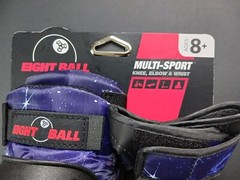 Eight Ball Multi-Sport Protective 3-Pack Knee & Elbow Pads Wrist Guards Ages 8+