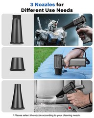 OQTIQ Electric Air Duster-Upgrade 40mm Big Motor for 150000RPM, Compressed Ai…