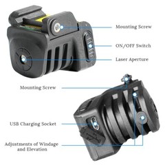 Green Rechargeable Laser Sight for Taurus GX4 Carry
