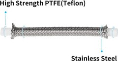 MuHize Transmission Cooler Lines 70 Inch 6AN Stainless Braided GM