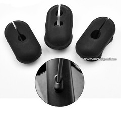 3x Black Cable Grommets for Xiaomi M365 Scooter Silicone Dust Plug Rubber Pro