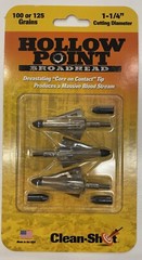 Hollow Point Broadheads Arrow Blade 100 and 125 Grains 3 Pack