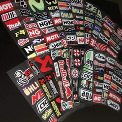 New Motorcycle Waterproof Reflective Stickers Car Electric Vehicle Helmet Sticke
