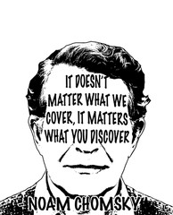 Noam Chomsky Quote Stickers