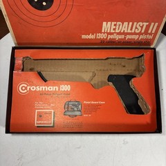 Crosman Medalist II Model 1300 .22 Cal Vintage Pellet Pump Pistol W/ Box