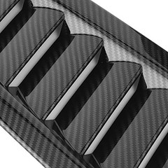 Car Hood Vents, 2Pcs Universal ABS Plastic Bonnet Air Vents Engine Hood Cover