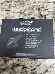Ozcut Hurricane Broadheads 100 gr. 3 pk. 1-1/8 Cutting Diameter