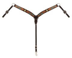 BRAND NEW Weaver Turquoise Cross Collection Navajo Arrow Contoured Breast Collar