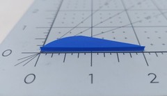 2.0″ Blue Raptor II R2 Vanes By Norway Industries: Bulk Package Of 500 Count