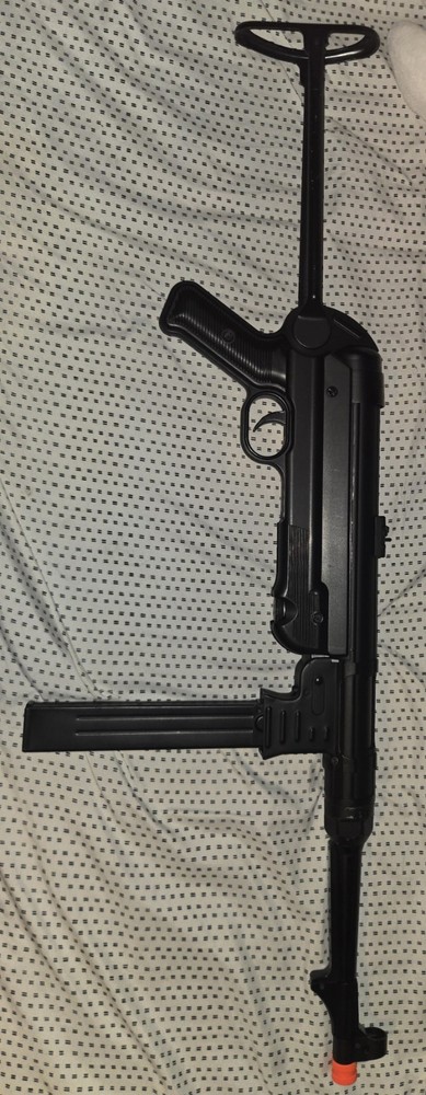 AGM MP007 MP40 WWII Airsoft AEG Rifle Full Metal Build (AEG-MP007B)