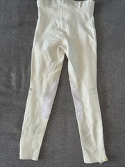 Devon Aire Equestrian Riding Breeches Knee Patch Tan Pants Size 30 Regular