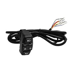 Motorcycle Head Light Turn Switch, 3 in 1 Ebike Light Horn Turn Signal ON/Off