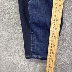 Ariat Women’s Denim Breech Size 28L Knee Patch Rider Pants Indigo Embroidered