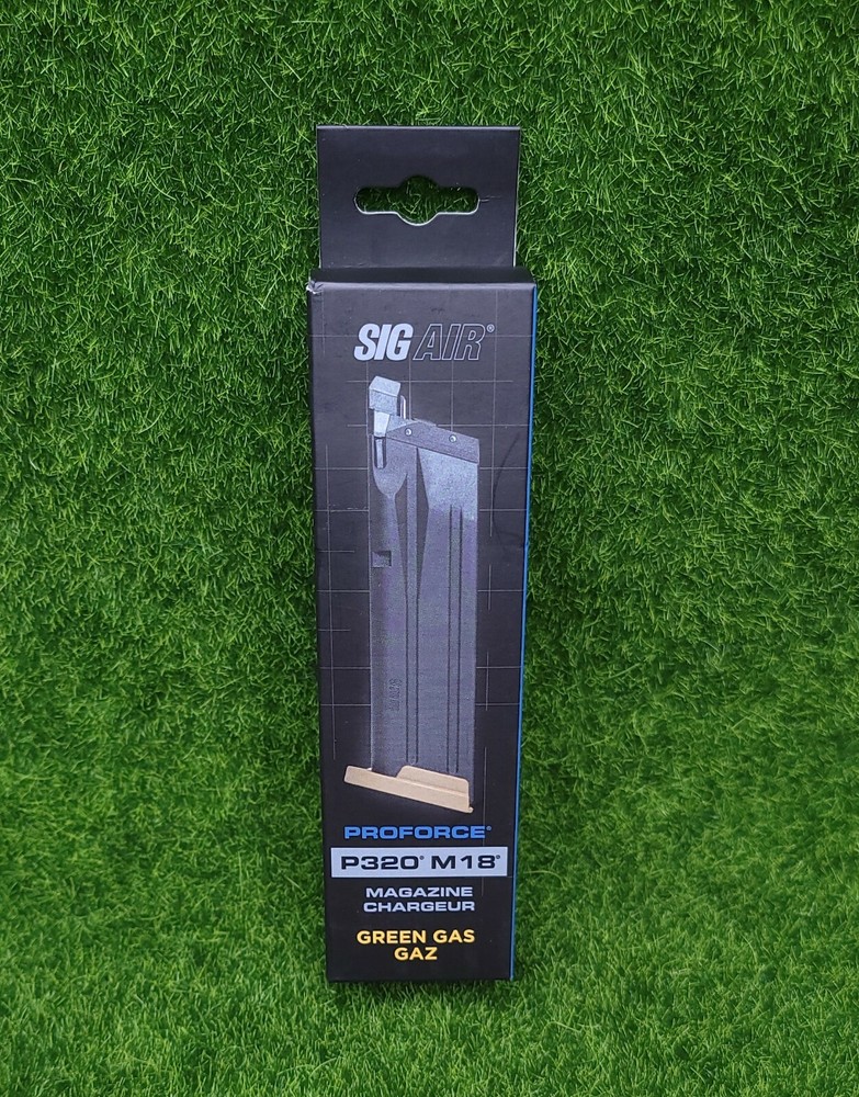 Sig Sauer AIR P320 M18 Proforce 6mm 21 Round Green Gas Magazine – AMPF-M18GG