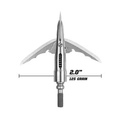 Bowmar Beast Titanium Cut on Contact Broadheads 2 Inch 100 Grain 3 Pack New