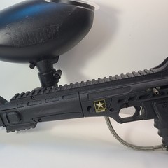 US Army Project Salvo Paintball Marker Tippmann .68 Cal Semi-Auto AR15 Style