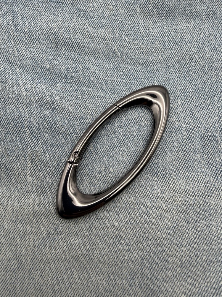 Black Chromed Oval Carabiner