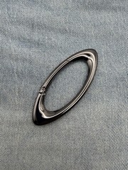 Black Chromed Oval Carabiner