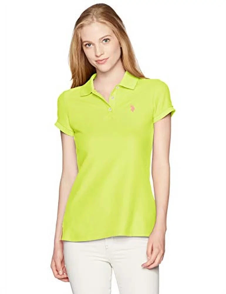 U.S. Polo Assn. Women’s Ultimate Polo,Salty Lime, Size Small