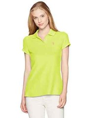 U.S. Polo Assn. Women’s Ultimate Polo,Salty Lime, Size Small
