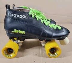 Vtg Labeda SP204 Roller Speed Skates Sz 6 Leather Quad Cruiser Pacer Derby