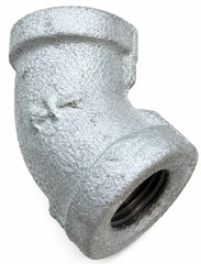 Galvanized Elbow, 45-Degree, 1/4-In. -510-201HC BOX OF 25