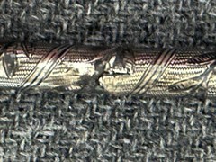 Antique Silver Circassian Riding Crop Nagaika with Concealed Blade 1890 To 1910