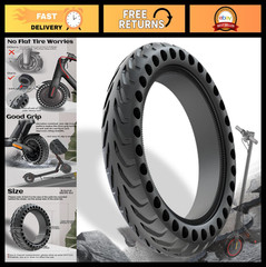 8.5″ Solid Scooter Tires 50/75-6.1 Honeycomb Replacement Wheels for Kick Scooter