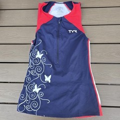 TYR Women’s Butterfly Tri Tank Top & 6 In Padded Shorts Competitor Sz XS New*