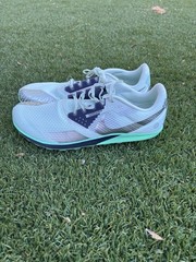Nike Track Running Shoes Athletic Track & Field Spikes Light Green White/Green