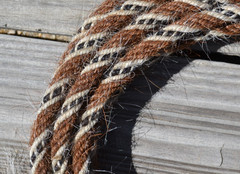 Jose Ortiz 3/8″ Mane Hair Get Down Rope 6 x 16′ – Chestnut, White, Black & White