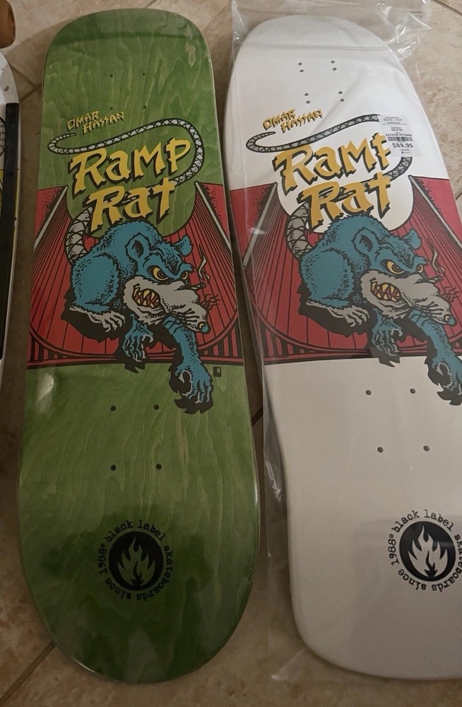 Ramp Rat 2 Black Label Skateboard Rats