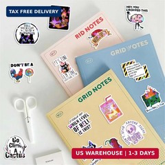 200 PCS Funny Holographic Stickers for Adults, Waterproof Vinyl Stickers for Kin