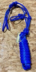 Formay Royal Blue Knot rope halter w/8′ lead rope western , english tack