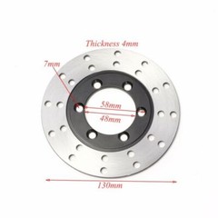 Go Kart Front End Kit Hydraulic Disc Brake Assembly 4 Stud Hub Spindles ATV Quad