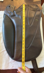 WOW SADDLE DRESSAGE FLAPS – custom color combo! Dark brown w/ black fixed block