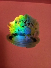 Pokon Pocket Monsters Holographic Sticker Lot X5 3x3inches