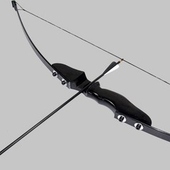 40 lbs Archery Practice Shooting Recurve Bow & 12Pcs 30″ Carbon Arrows & Quiver
