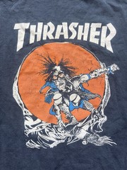 Thrasher Graphic Short Sleeve Cotton T-Shirt, Gray, Men’s Regular Size M