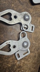 Vintage Crockett Used Mechanical Hackamore Aluminum Hearts