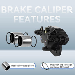 Rear Left & Right Brake Caliper Set for Can-Am Outlander 450 650 1000