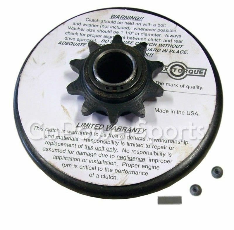 Go kart parts Centrifugal Clutch 10T 3/4″ #40/41/420 chain, USA Max-Torque