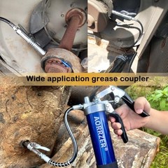 Strong Lock on Grease Gun Couplers, 12000 PSI High, 1 PC