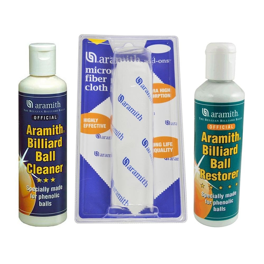 Pool Ball Cleaner and Towel Kit
