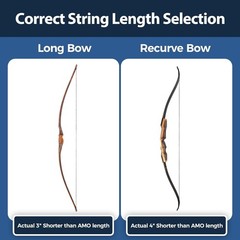 Deerseeker Archery Bow String Replacement Set